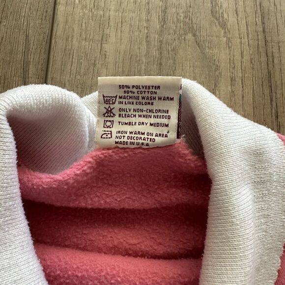 Vintage 90's Lifestyles Resort Alaska Collared Sweatshirt Mens Medium Wildlife - Picture 5 of 7